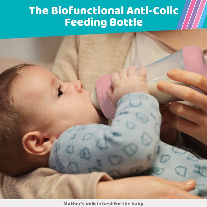 Perfect 5 Feeding Bottle 150ml Pink - Slow Flow image number 2